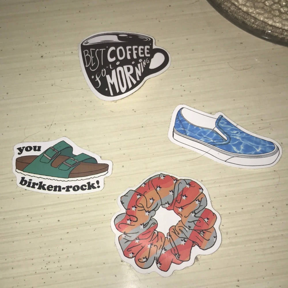 Extra stickers I have! 🐙💐🌞